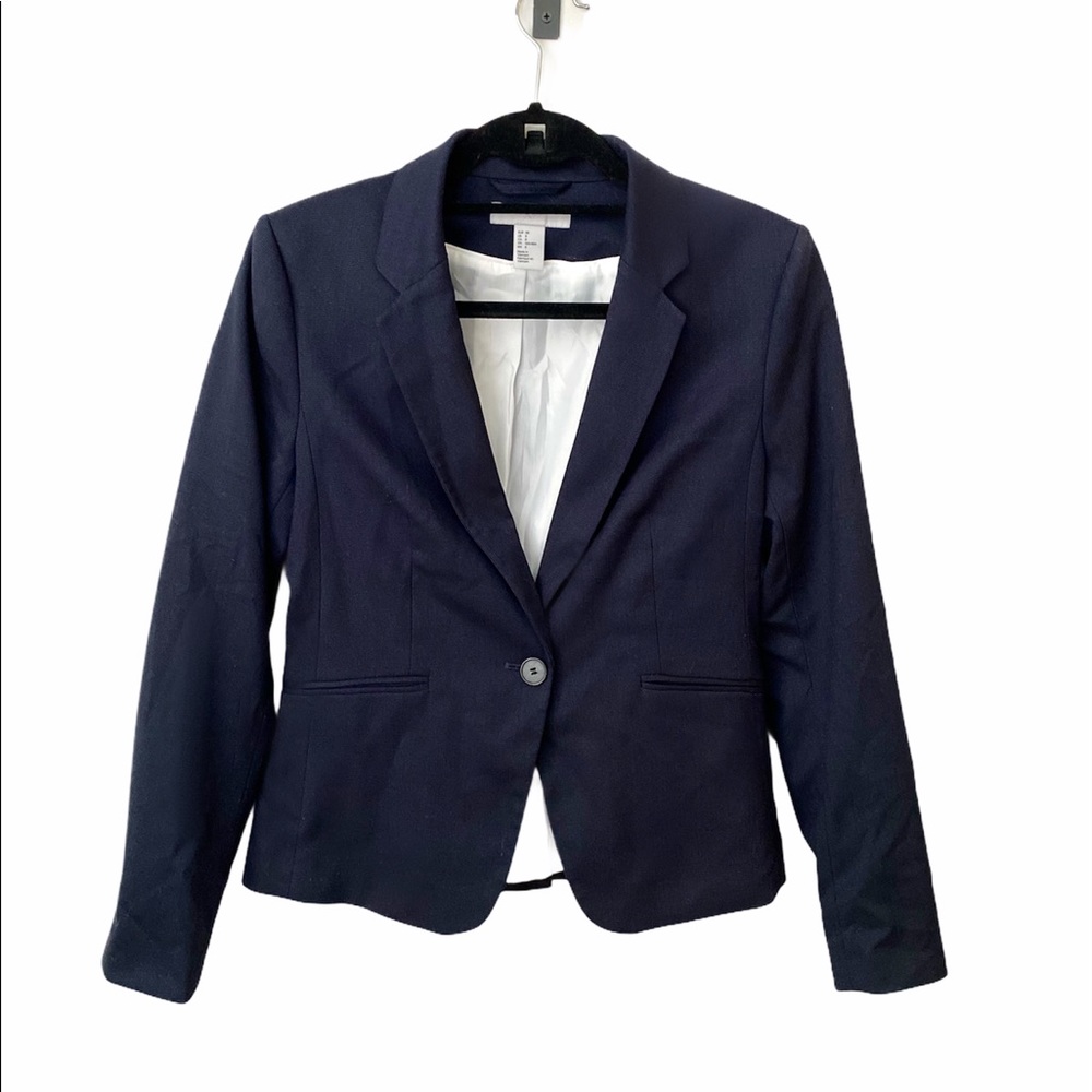 H&M Navy Blue Blazer